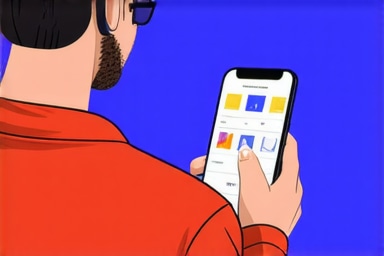 Mobile Local SEO Expert Working on Device